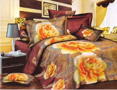41% OFF on Skap Polycotton Floral Double Bedsheet
