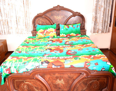 52% OFF on Flazee Home Trends Cotton Printed King Bedsheet 1 BedSheet, 2 Pillow Covers, Green 52% OFF on Flazee Home Trends Cotton Printed King Bedsheet 1 BedSheet, 2 Pillow Covers, Green