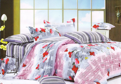 24% OFF on Skap Cotton Floral Double Bedsheet