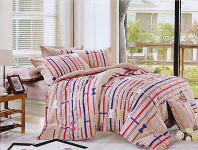 38% OFF on Gran Cotton Abstract King Bedsheet