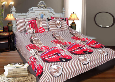 66% OFF on Hargunz Cotton Abstract Double Bedsheet 1 Bed Sheet, 2 Pillow Covers, Multicolor 66% OFF on Hargunz Cotton Abstract Double Bedsheet 1 Bed Sheet, 2 Pillow Covers, Multicolor