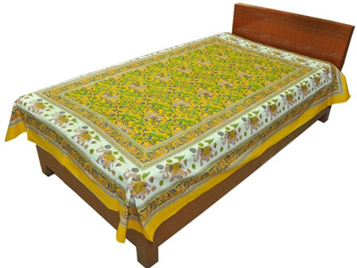 56% OFF on Silkworm Cotton Printed Single Bedsheet