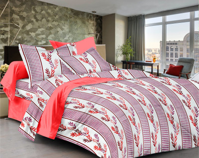 78% OFF on Ahmedabad Cotton Polycotton Floral Single Bedsheet
