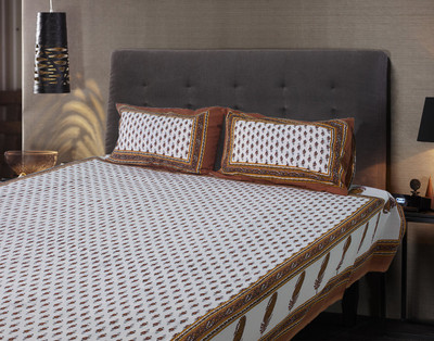 68% OFF on eCraftIndia Cotton Printed Double Bedsheet 1 Double Bedsheet + 2 Pillow Covers, Brown 68% OFF on eCraftIndia Cotton Printed Double Bedsheet 1 Double Bedsheet + 2 Pillow Covers, Brown