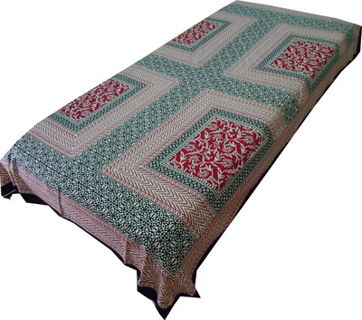 70% OFF on Jaipur Art and Craft Cotton Graphic Single Bedsheet