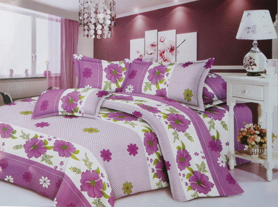 65% OFF on Urban Style Polycotton Floral Double Bedsheet