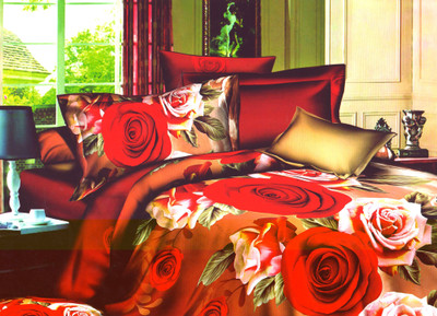 52% OFF on CICI By FabLooms Polycotton Floral Double Bedsheet