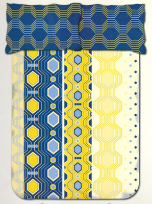 19% OFF on Bombay Dyeing Cotton Printed Double Bedsheet 1 Bedsheet, 2 Pillow Covers, Multicolor