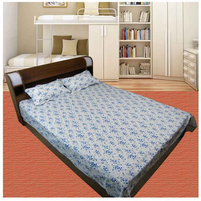 18% OFF on The Fancy Mart Cotton Printed Double Bedsheet 1 Double Bed Sheet With 2 Pillow Cover, Multicolour 18% OFF on The Fancy Mart Cotton Printed Double Bedsheet 1 Double Bed Sheet With 2 Pillow Cover, Multicolour
