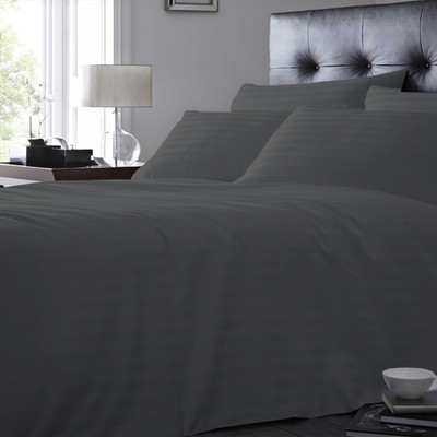 5% OFF on LNT Cotton Striped Single Bedsheet