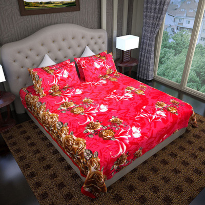 67% OFF on Graffiti Home Cotton Printed Double Bedsheet