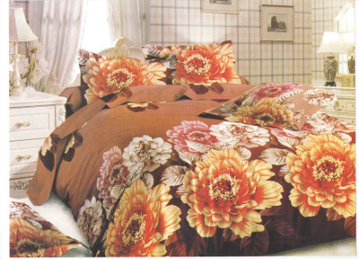 20% OFF on Royal Collection Cotton Floral Double Bedsheet