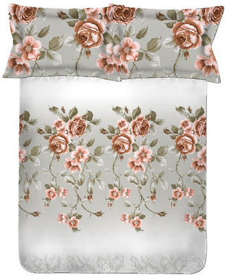 70% OFF on Ahmedabad Cotton Cotton Floral King Bedsheet 1 King Size Bedsheet & 2 Pillow Covers, Brown 70% OFF on Ahmedabad Cotton Cotton Floral King Bedsheet 1 King Size Bedsheet & 2 Pillow Covers, Brown