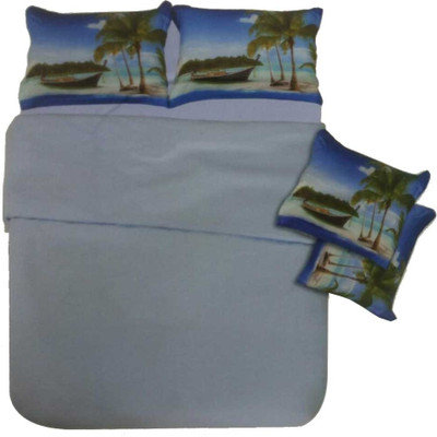 60% OFF on By Briana Cotton Printed Double Bedsheet