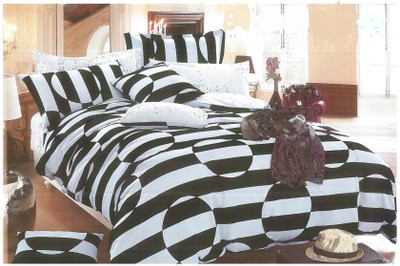 33% OFF on Ross Luxury Living Cotton Abstract Double Bedsheet