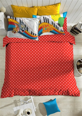 Portico New York Cotton Printed Single Bedsheet 1 Bed Sheet, 1 Pillow Covers, Red Portico New York Cotton Printed Single Bedsheet 1 Bed Sheet, 1 Pillow Covers, Red
