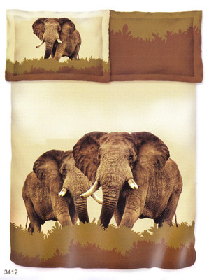 6% OFF on Bombay Dyeing Cotton Animal Double Bedsheet 1 Double Bedsheet, 2 Pillow Covers, Cream