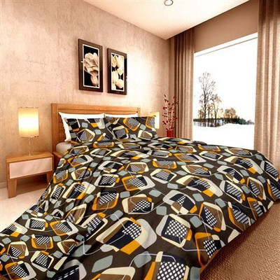61% OFF on Aalidhra Techtex Cotton Printed Double Bedsheet