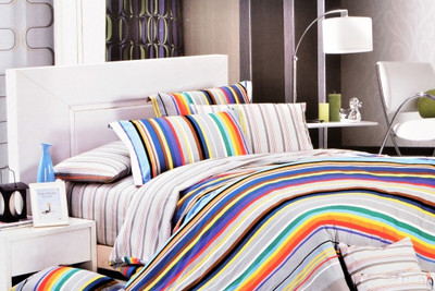 50% OFF on Valtellina Cotton Printed Double King Bedsheet