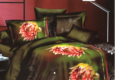 53% OFF on Skilin Polycotton Printed Single Bedsheet