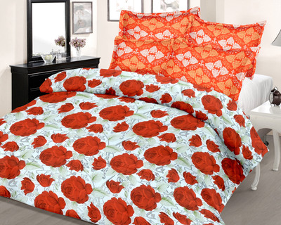 29% OFF on Caps Cotton Geometric Double Bedsheet