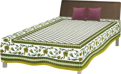 65% OFF on Shop Rajasthan Cotton Floral Single Bedsheet