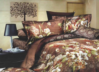 21% OFF on Aarco Polycotton Floral Double Bedsheet