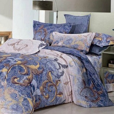 54% OFF on By Vikon's Cotton Printed King Bedsheet