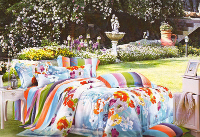 63% OFF on Wrap Cotton Floral Double Bedsheet