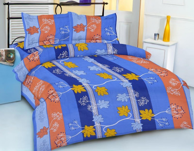 34% OFF on Royal Crust Cotton Floral Double Bedsheet