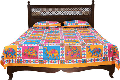 60% OFF on Soundarya Cotton Animal Double Bedsheet
