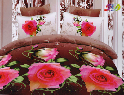 42% OFF on Gran Polycotton Abstract Double Bedsheet