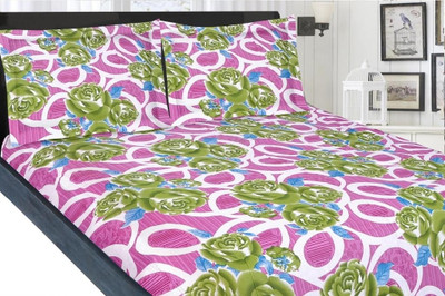 53% OFF on meSleep Cotton Printed Double Bedsheet 53% OFF on meSleep Cotton Printed Double Bedsheet