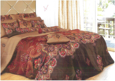 28% OFF on Ross Luxury Living Polyester Graphic Single Bedsheet