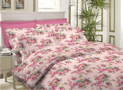 33% OFF on Bombay Dyeing Cotton Printed Single Bedsheet 1 Pillow Cover, 1 Bedsheet