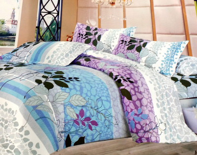 36% OFF on Phm Polycotton Floral Double Bedsheet