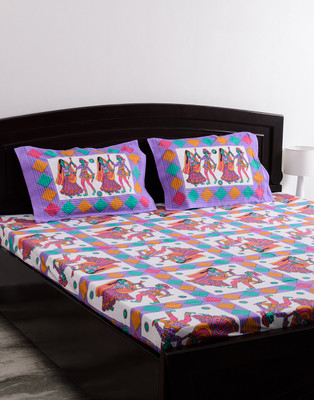 56% OFF on Vivid Rajasthan Cotton Printed Double Bedsheet 56% OFF on Vivid Rajasthan Cotton Printed Double Bedsheet
