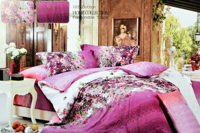 50% OFF on Valtellina Cotton Abstract Double Bedsheet