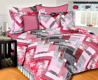 53% OFF on Sparkk Home Cotton Printed Double Bedsheet
