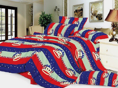 44% OFF on Shopcrats Polycotton Printed Single Bedsheet