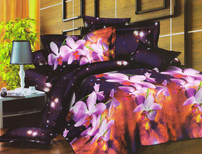 49% OFF on Skap Polycotton Floral Double Bedsheet