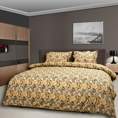 By Adab Cotton Paisley King Bedsheet