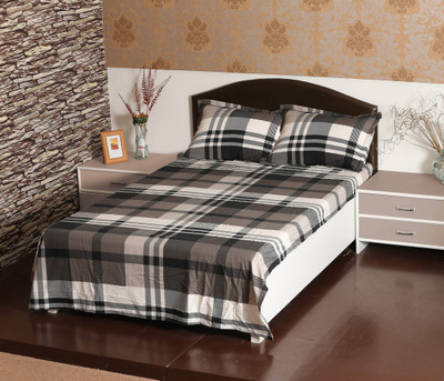 60% OFF on Aalidhra Polyester Silk Blend Checkered Double Bedsheet 60% OFF on Aalidhra Polyester Silk Blend Checkered Double Bedsheet