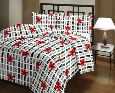 68% OFF on PrintStar Cotton Floral Double Bedsheet