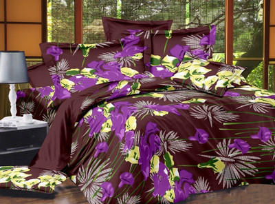 31% OFF on Zigma Collections Cotton Floral Double Bedsheet