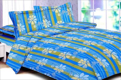 41% OFF on Urban Style Cotton Floral Double Bedsheet 1 Bedsheet, Multicolor