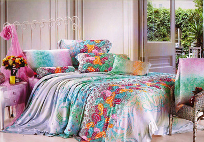 58% OFF on Wrap Cotton Floral Double Bedsheet