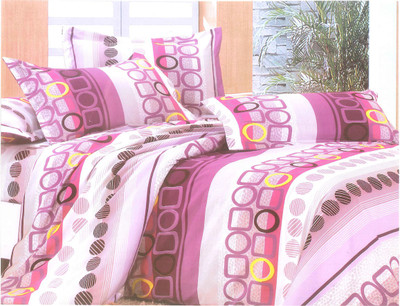 27% OFF on North West Polycotton Printed Double Bedsheet 1 Double Bedsheet, 2 Pillow Cases, Multicolor