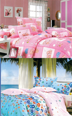 75% OFF on Fabhomes Polycotton Geometric Double King Bedsheet