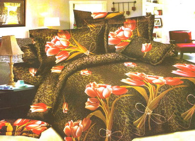 62% OFF on Fablooms Polycotton Floral Double Bedsheet